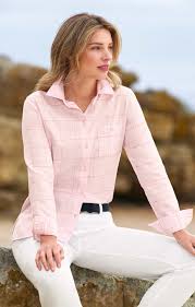 BANGASH PICKS #6752 Ladies Open Check Brushed Cotton Shirt