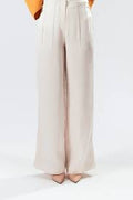 BANGASH PICKS #6759 WOMEN'S WIDE-LEG WHITE TROUSER