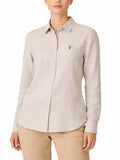 BANGASH PICKS #6756 Womens Leela Linen Long Sleeve Shirt