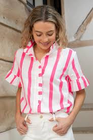 BANGASH  PICKS #6757 Bardot Shirt